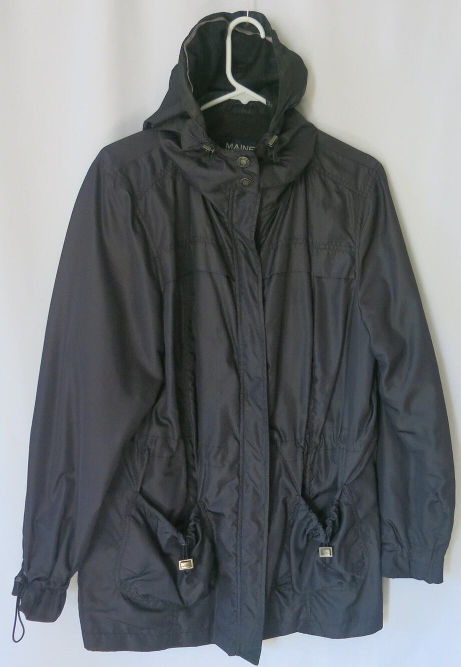 Debenhams Rain Jacket Maine New England Size 18 Windbreaker Casual Everyday Blue